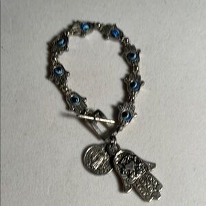 St. Benedict evil eye protection bracelet